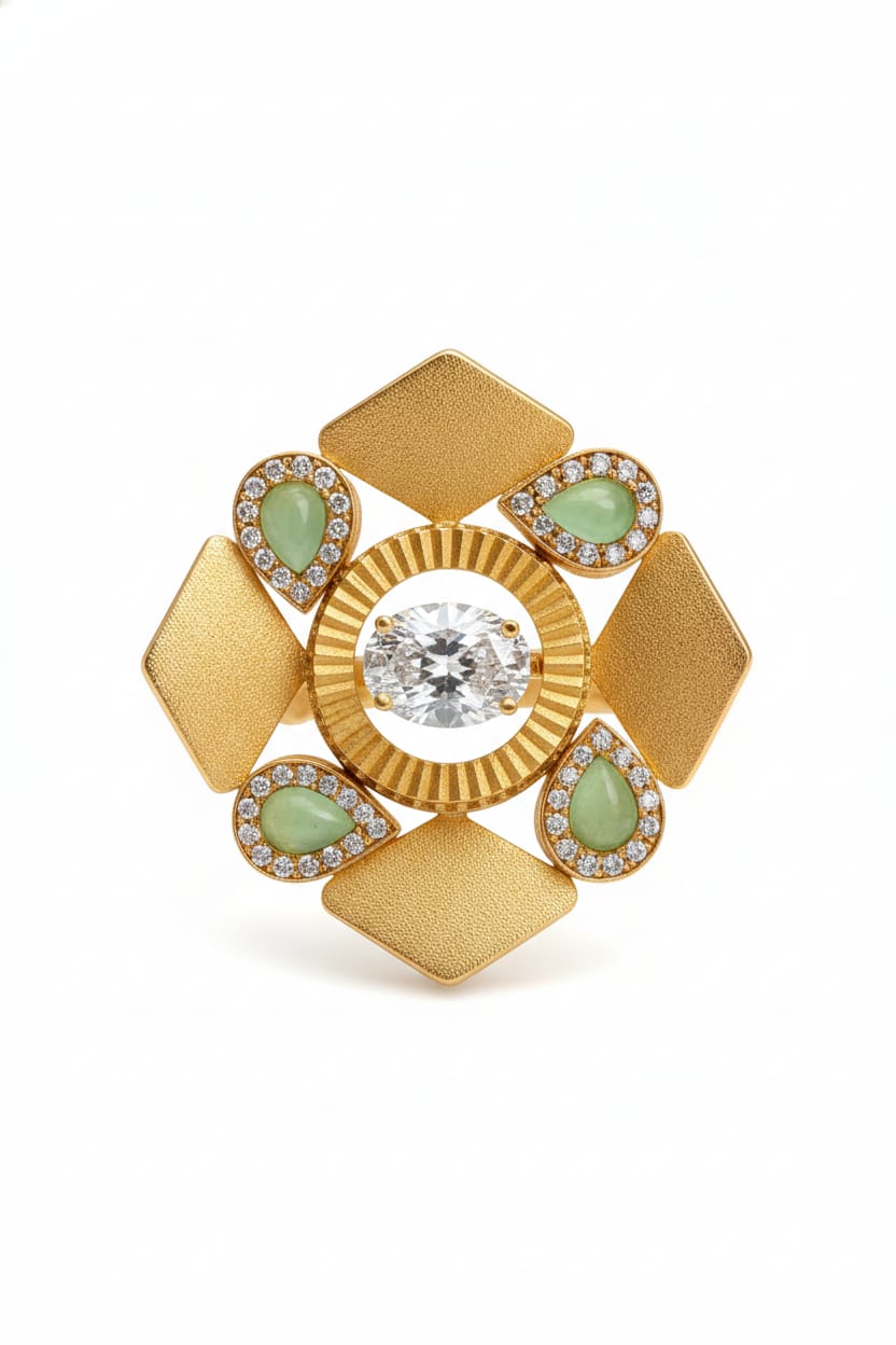 Emerald Diamond Ring